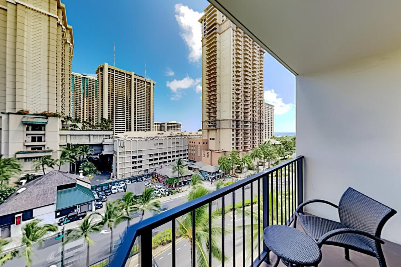 檀香山Aqua Palms Waikiki Ocean View Lanai Parking Included公寓 外观 照片