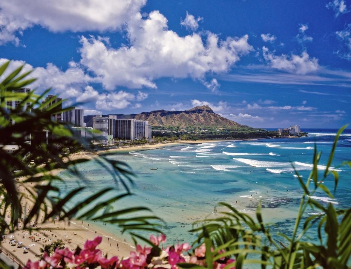 檀香山Aqua Palms Waikiki Ocean View Lanai Parking Included公寓 外观 照片