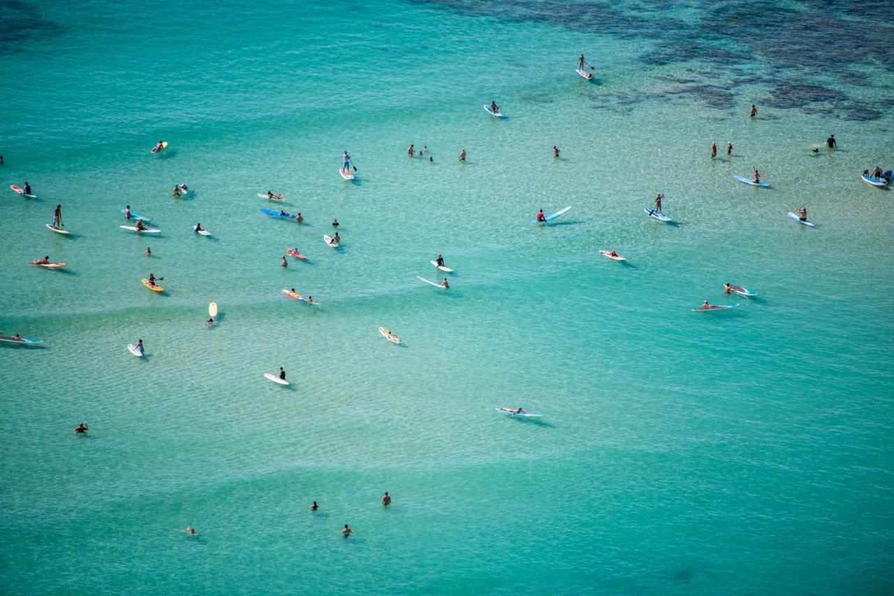 檀香山Aqua Palms Waikiki Ocean View Lanai Parking Included公寓 外观 照片