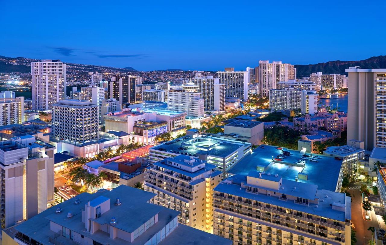 檀香山Aqua Palms Waikiki Ocean View Lanai Parking Included公寓 外观 照片
